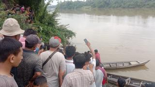Warga Salo Dihebohkan Penemuan Sesosok Mayat  Terapung di Sungai Kampar