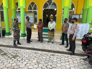 Kapolsek Sei Mandau Ingatkan Panitia Pelaksana Sholat ID ADHAÂ  Patuhi Protokol Covid-19