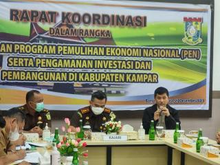 Kejari Kampar Gelar Rakor Bersama Sejumlah OPD di Kampar