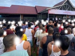 Hangat dan Akrab, Kalapas Pasir Pengaraian Silaturahmi dengan Warga Binaan