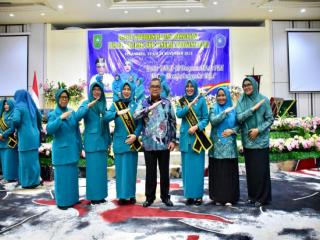 Pj Ketua TP PKK Kampar Hadiri Rakor dan Konsultasi TP PKK Tingkat Nasional