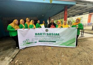 HUT PIPAS Ke-21, PIPAS Cabang Lapas Pasir Pangaraian Gelar Bakti Sosial Kepada Purna Pegawai