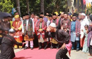 Lapas Pasir Pengaraian Hadiri Tradisi Mandai Ulu Taon dan Upah-Upah Bersama Bupati dan Forkopimda Ro