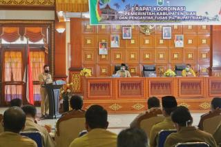 Pimpin Rapat Koordinasi Perdana, Ini Pesan Pjs Bupati Siak