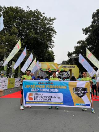 Kalapas Pasir Pengaraian Rohul Utus 3 Petugas, Ikuti Bhayangkara RUN 2024