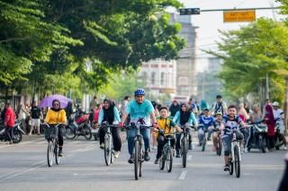Hari Bebas Kendaraan Bermotor (CFD), Pemkab Rohil Dapat Antusias Ribuan Warga
