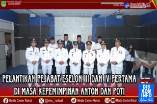 Pelantikan Pejabat Eselon III Dan IV Pertama Dimasa Kepemimpinan Anton dan Poti