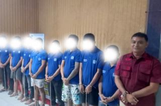 Jaga Stabilitas Lapas 11 Warga Binan Lapas Pasir Pengaraian Dipindah dengan Pengawalan Ketat