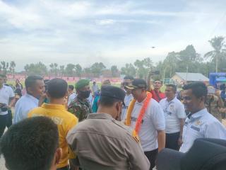 Danramil 08/Tandun Hadiri Pembukaan Turnamen Cup 1 Tahun 2022 di Pematang Tebih