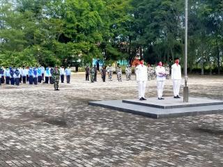 Upacara HUT RI Ke - 75 Kec. Tualang Berlangsung Hikmah Dan Patuhi Protokol Kesehatan