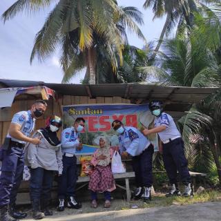 Lapas Kelas IIB Teluk Kuantan Berbagi Sembako, Dalam Tajuk Kumham Peduli