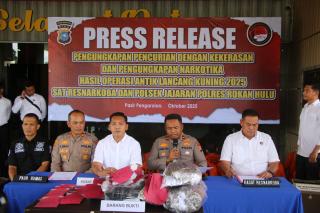 Polres Rohul Ungkap Curas dan Narkoba, Hasil Gemilang Operasi Antik 2025