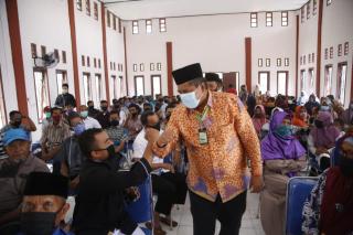 Bupati Alfedri Sosialisasi Bahaya Narkoba Dan Disiplin Prokes Covid-19 Di Sungai Apit 