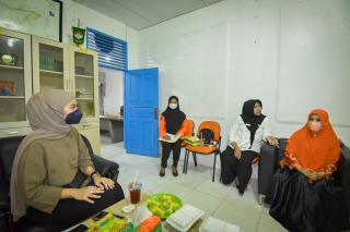 Yoanna Yuricho Lakukan Rapat Kerja Bersama Anggota DWP UP BPBD Kampar
