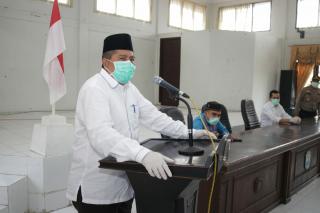 Bupati Siak, Alfedri. Himbau Warga Shalat Led Dirumah Saja