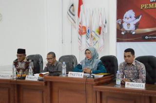 KPU Kampar Ingatkan Partai Politik Wajib Lapor LPSDK Pada Pemilu 2024