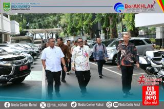 Kunjungi Bappenas Bersama Gubri Bupati Anton Usulkan Pembangunan Jalan Nasional dan Waduk