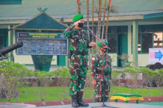 Gelar Upacara 17 an, Dandim 0313/KPR Sampaikan 7 Poin Penekanan Kasad