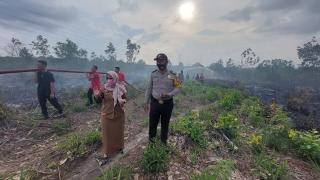 Lahan Warga di Desa Salo Terbakar