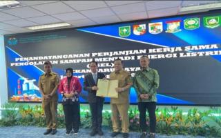 Pengolahan Sampah Berbasis Teknologi PSEL, Resmi Ditandatangani Bupati Kampar