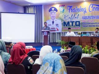 MTQ Ke 41 Riau di Inhu, Pemkab Kampar Membuka Training Center Kafilah MTQ Kampar