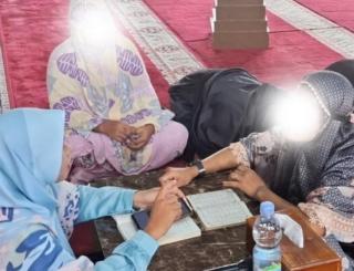 Alunan Ayat Suci Iringi Pengajian, Warga Binaan Rasakan Suasana Penuh Ketentraman