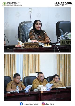 Rapat Digelar DPRD Rohul, Terkait Sinkronisasi Hasil Evaluasi Gubernur terhadap Ranperda APBD 2026