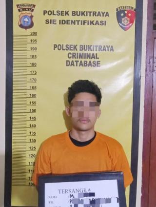 Pemuda di Pekanbaru Berhasil Diringkus Polsek Bukit Raya, Diduga Jual Pil Ekstasi Tengkorak