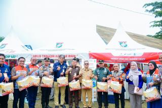 Peletakan Batu Pertama Pembangunan Sentra UMKM di Kawasan Bangkinang Riverside, Dilakukan Pj Bupati 