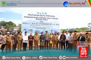 Rohul Bangun Gedung MAS Tahfidz, Ciptakan Generasi Qurani