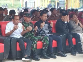 Danramil 16/Tapung Hadiri Undangan Peninjauan Pembangunan SPAM di Wilayah Binaan