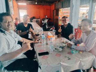 Ngopi Bareng Wartawan, Kapolres Rohul AKBP Budi.S Ajak Jaga Kamtibmas Lewat Berita