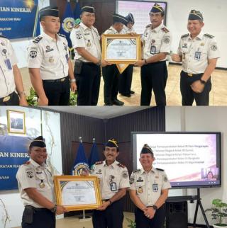 Kalapas Pasir Pangaraian Hadiri Penandatanganan Perjanjian Kinerja di Kanwil Ditjenpas Riau