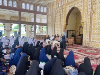 DPPKBP3A Kampar Sosialisasikan Anti Bullying Bersama Polsek Tambang di Ponpes Al Faruqi