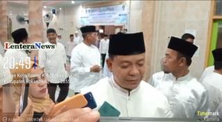 Safari Ramadan Kedua, Wabup H. Syafaruddin Poti Kunjungi Rokan IV Koto