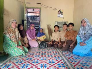 Meraih Keberkahan Ramadhan, SDN 17 Bantan Berbagi Paket Sembako