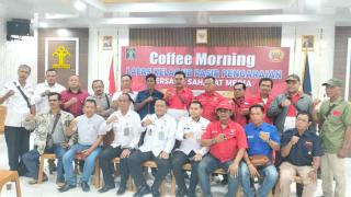 Lapas Pasir Pengaraian Rohul Gelar Coffe Morning Dengan Insan Pers