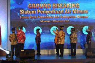 SPAM Pekanbaru-Kampar Bakal Alirkan Air Bersih ke 102.000 Rumah Tangga