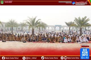 Pemkab Rohul gelar Shalat Istisqo Usaha dan Upaya Kurangi Kabut Asap dan Kemarau Panjang