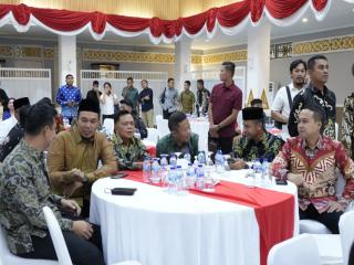 Kenal Pamit Kapolda Riau Dihadiri Bupati Kampar di Balai Serindit Pekanbaru