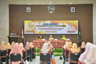 Ketua DPW Kampar Ricana Djayanti Buka Lomba Rangking 1 AD/ART Munas lV, HUT Ke 24 2023