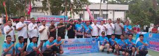 Turnamen Sepak Takraw Bupati Cup 2024 Resmi Dibuka Bupati Rohul Sukiman