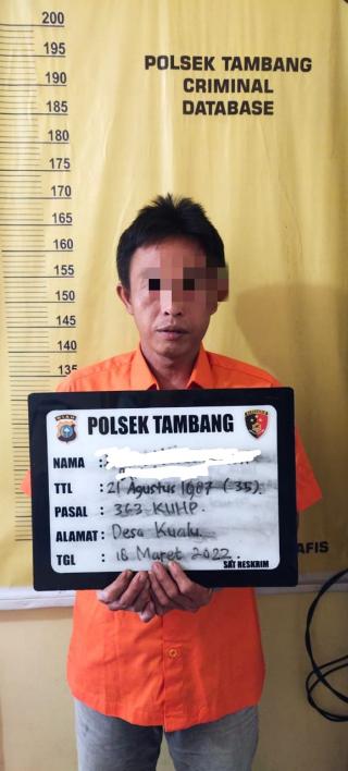 Warga Kualu Ini Diringkus Polsek Tambang, Saat Mau Jual  Hasil Curanmor