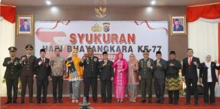 Syukuran Hari Bhayangkara Ke-77, Pj Bupati Kampar Firdaus Hadiri Langsung