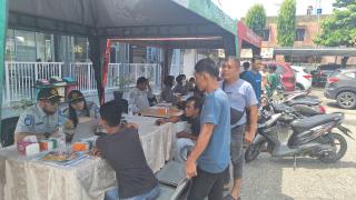 Dinas Perhubungan Kampar Tinjau Langsung Pemeriksaan Kendaraan dan Yang Belum Bayar Pajak