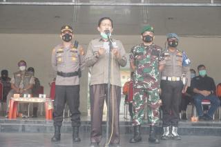 Apel Gelar Pasukan Dalam Rangka Penanggulangan Karhutla di Kampar