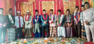 Wabup Halim Bersilaturahim ke  Tareqat Sattariyah Surau Kurnia Ilahi Desa Lumbok