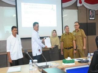 Pemkab Kampar Lakukan Serah Terima Dokumen Hibah Tanah Untuk Pelebaran Jalan Nasional