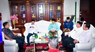 Kajari Kampar Sapta Putra Sambut Kunjungan Silaturahmi Pj Bupati Kampar Firdaus