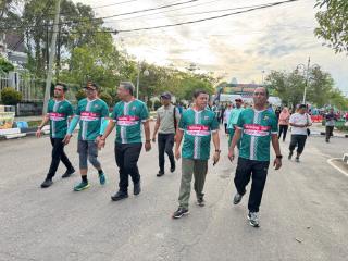 Berlangsung Meriah Lapas Pasir Pengaraian Hadiri Karhutla Fun Run